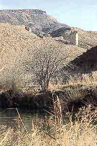 Ruinas de la fortaleza árabe de Alcalá la Vieja
