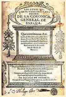 Portada de la 'Crónica General de España' de Ambrosio de Morales